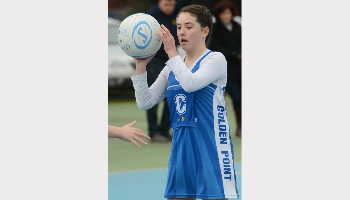 Golden Point's Makayla Rumler in the U/14s. PICTURE: KATE HEALY. 