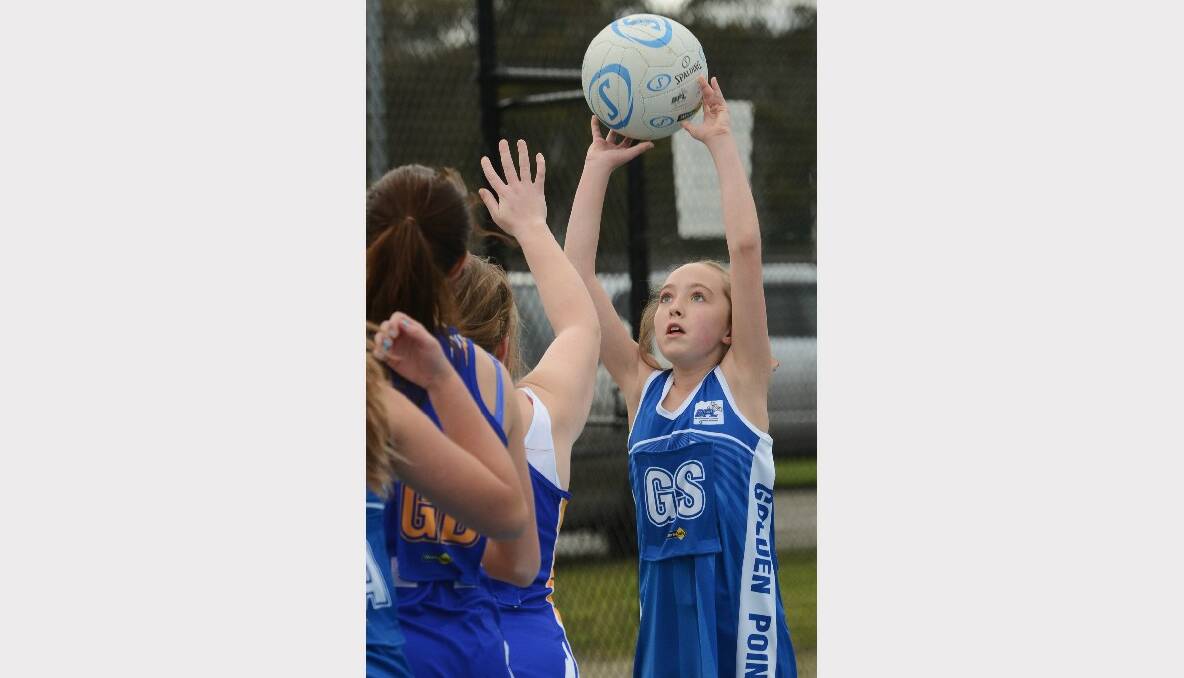 Golden Point's Kristen Foster in the U/14s. PICTURE: KATE HEALY. 