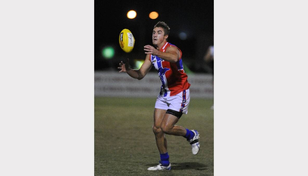 North Ballarat City v East Point. East Point's Martin Anderson. PICTURE: LACHLAN BENCE