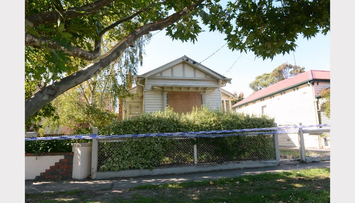 The house where the 29-year-old woman was found brutally murdered. PICTURE: ADAM TRAFFORD