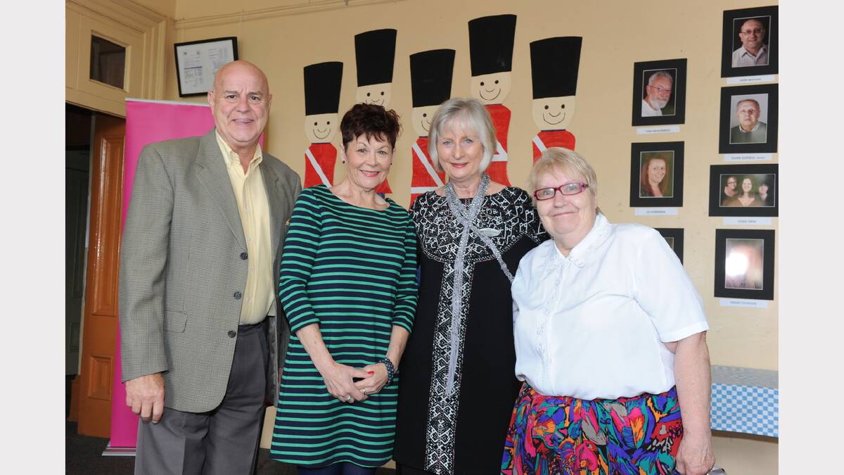 Doug Sarah, Penny Russell, Wendy Hall, Yvonne Downing. PICTURE: JUSTIN WHITELOCK.