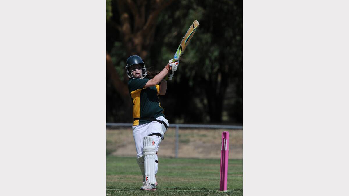  T20 Girls Cricket. Ballarat v Gisborne Central Highlands. Leah Hayes. PICTURE: JUSTIN WHITELOCK. 