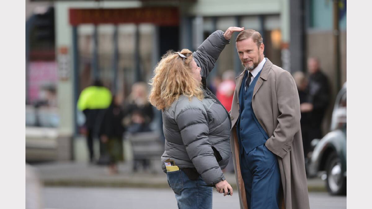 Filming continues in June in Lydiard Street. Series star Craig McLachlan. PICTURE: ADAM TRAFFORD