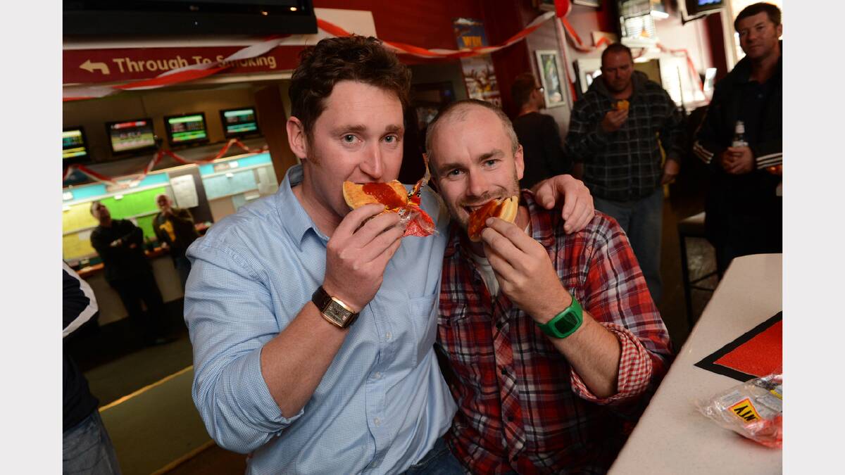 Tom Madden and Sean Liston at JDs Sports Bar. PICTURE: ADAM TRAFFORD