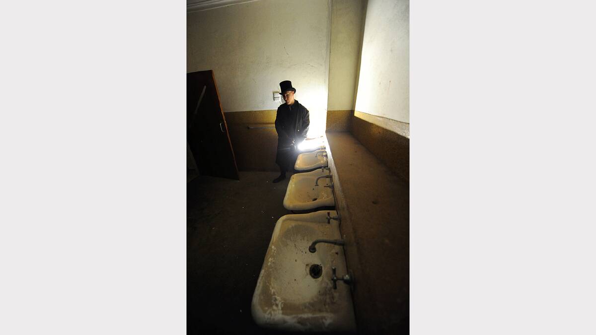 Aradale Lunatic Asylum Ghost Tour with Nathaniel Buchanan. PICTURE: JEREMY BANNISTER.