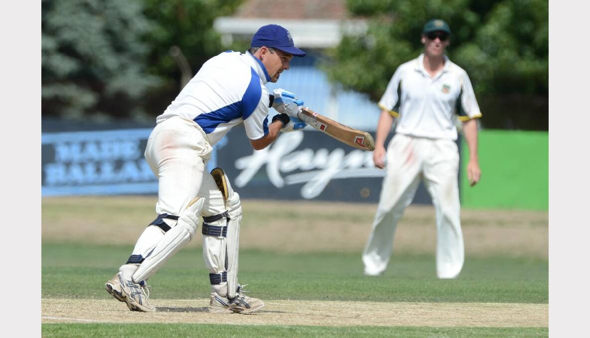 Ballarat Cricket Association club firsts semi final. Napoleons-Sebastopol v Darley. Brian Wheelhan (Darley). PICTURE: KATE HEALY