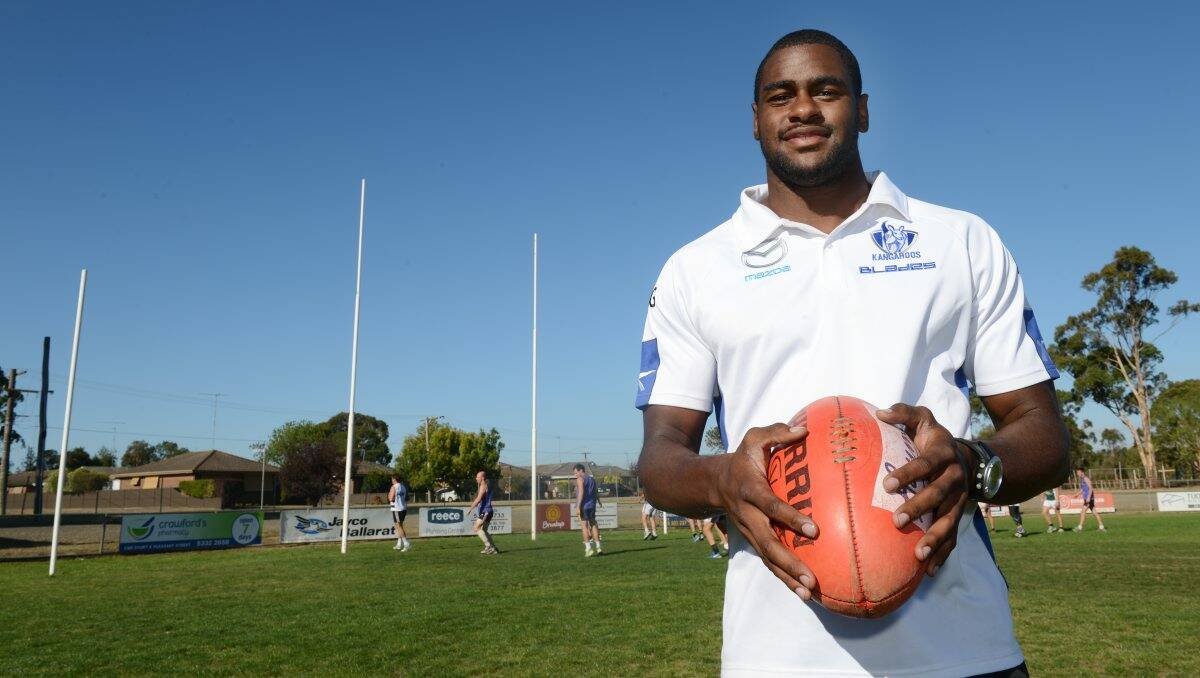 AMERICAN AFL rookie Eric Wallace won the admiration of Tiger fans in Werribee yesterday.