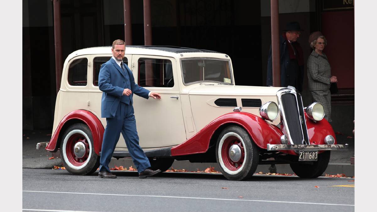 Filming continues in April in Lydiard Street. Series star Craig McLachlan. PICTURE: ADAM TRAFFORD