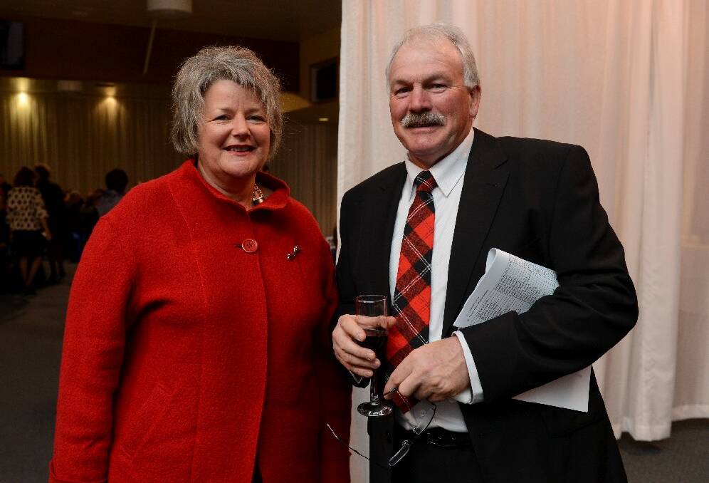 Ballarat Wine Show presentation dinner. Marg May and Greg May. PICTURE: ADAM TRAFFORD