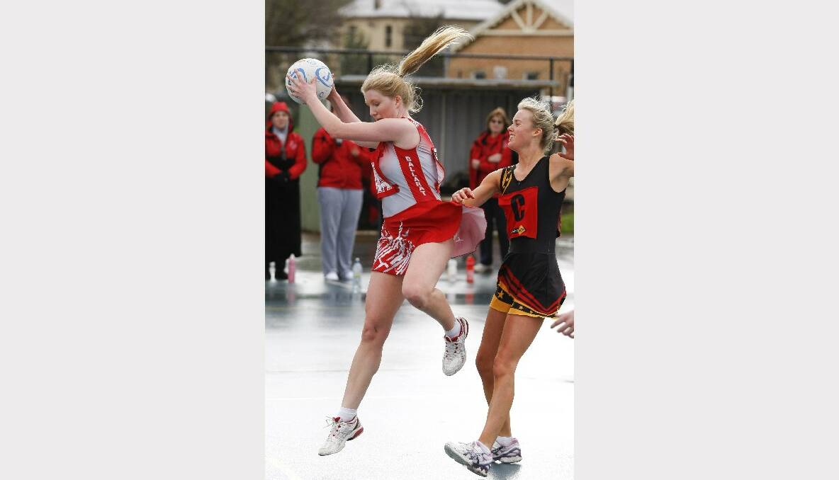 Briony Henderson in the match between Bacchus March and Ballarat Swans. 