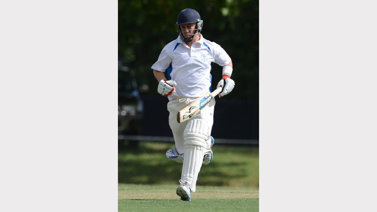 Cricket club firsts between Golden Point and Wendouree. Peter Appleton (GP). PICTURE: KATE HEALY. 