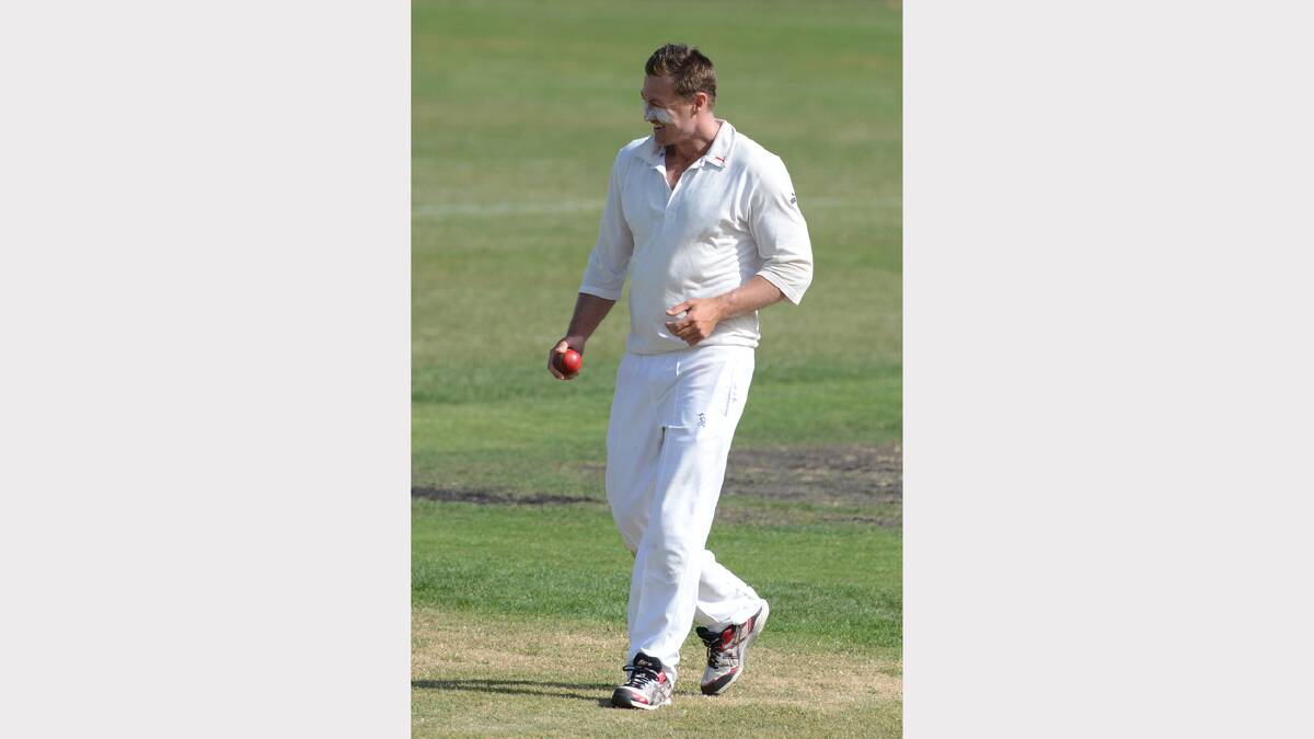Cricket club firsts between Golden Point and Wendouree. Tim Beacham (Wen). PICTURE: KATE HEALY. 