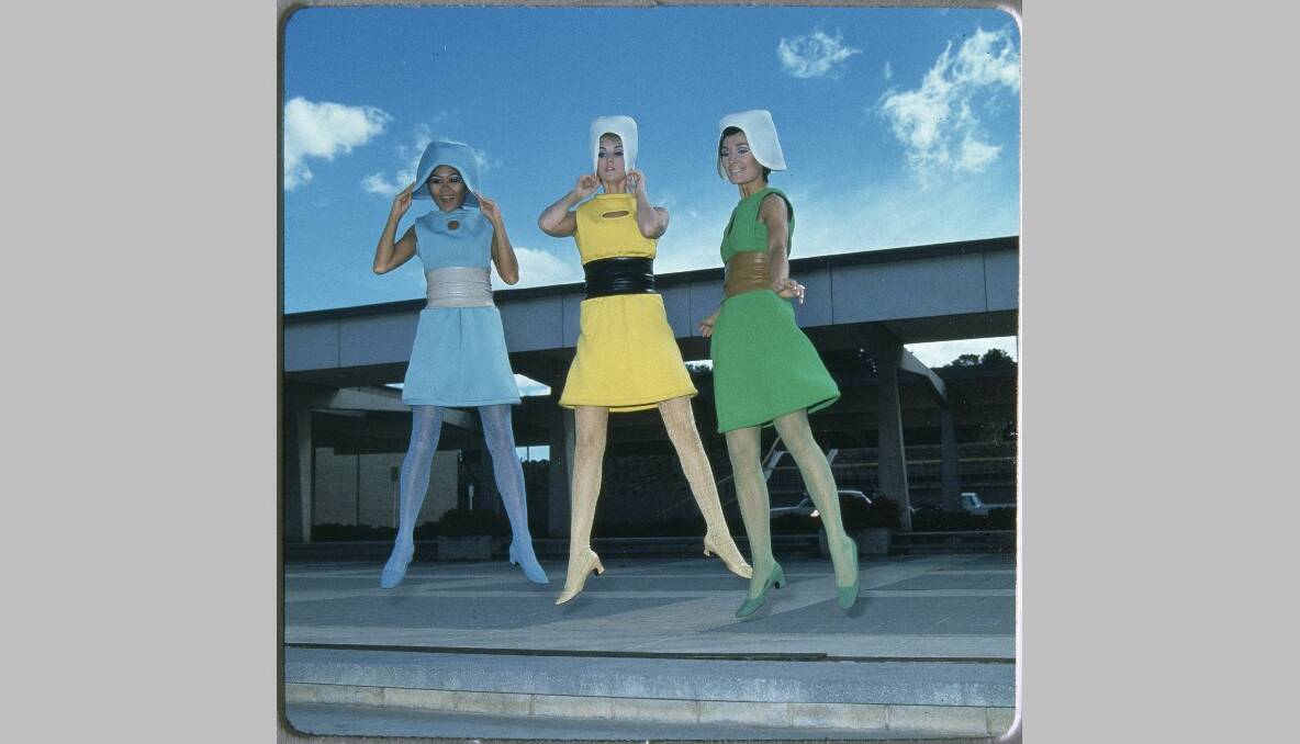 Fashion parade at Canberra Theatre Centre, 1967. Photo: National Archives of Australia