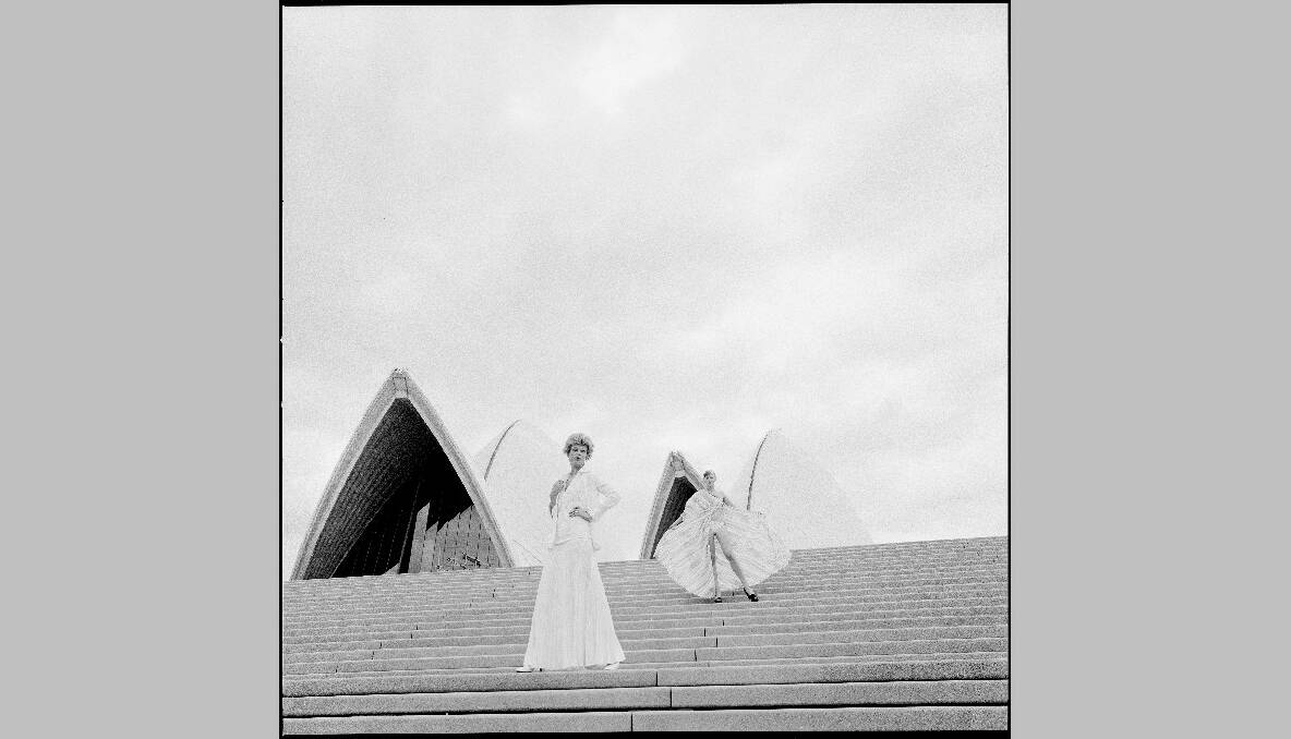 Australian fashion design at the Sydney Opera House, 1973. Photo: National Archives of Australia