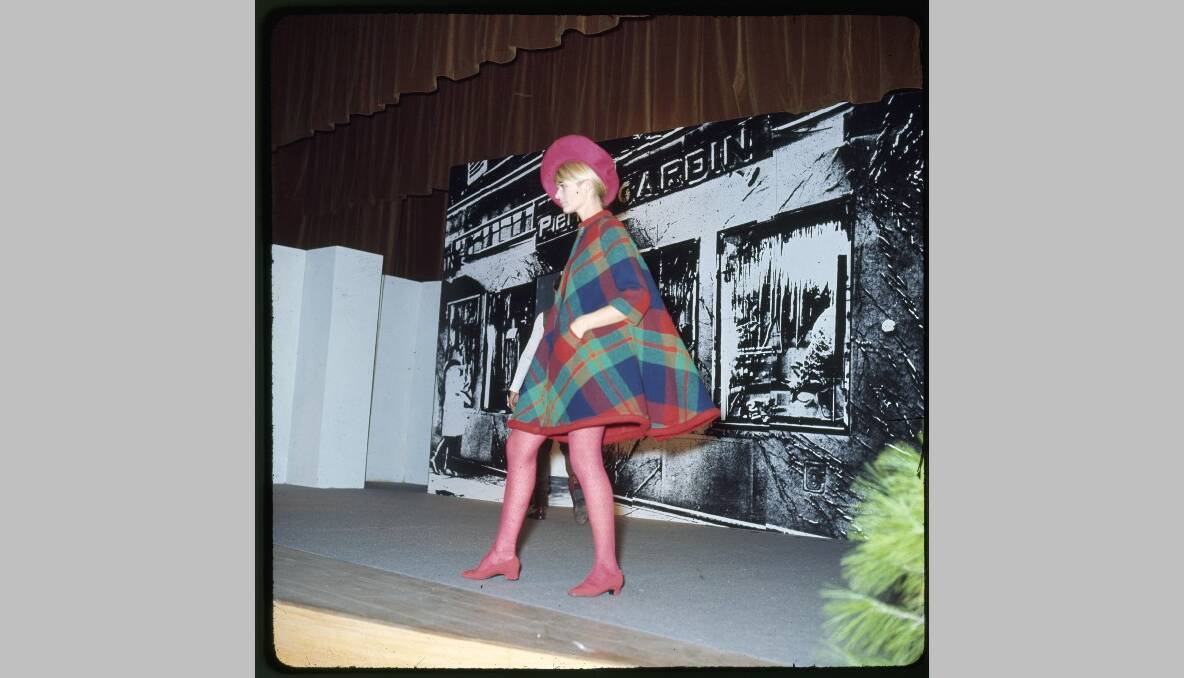 Pierre Cardin at the Canberra Theatre Centre, 1967. Photo: National Archives of Australia