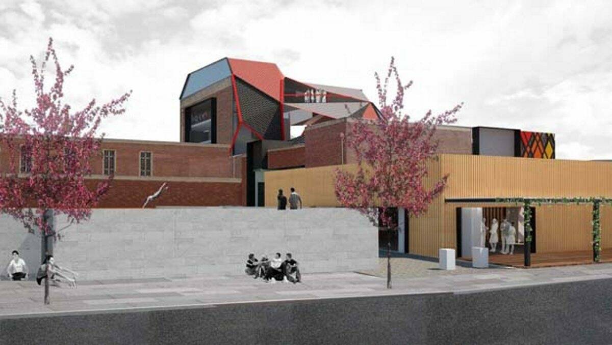 Architecture graduate Aaron Bettio-Sandlant's proposed designs for the Civic Hall precinct.