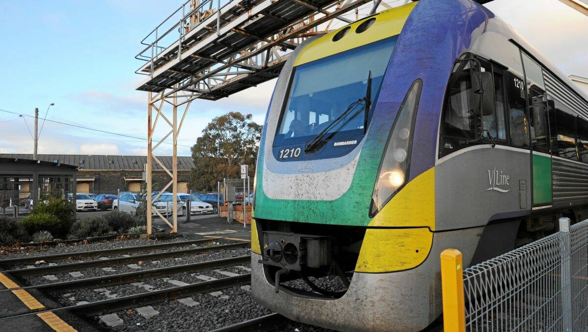 Trains on the Ballarat line ran on time in September for the first time in 12 months. PICTURE: THE COURIER