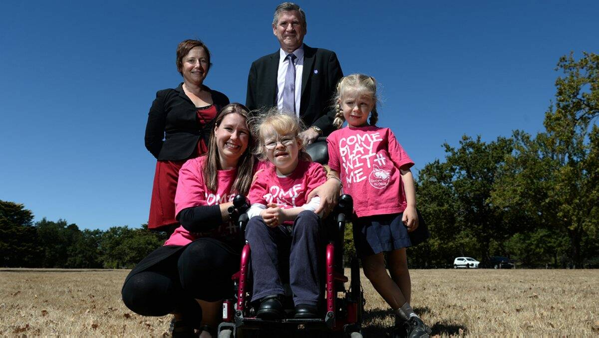 An inclusive playground for all ages and abilities will be built at Victoria Park later this year. Bank of Melbourne yesterday handed over a cheque for $15,000 to go towards the project, with the City of Ballarat also contributing $250,000. 