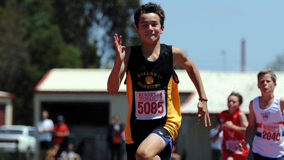 FILE PIC: Angus See at the Victoria Country Track and Field Championship held in January.
