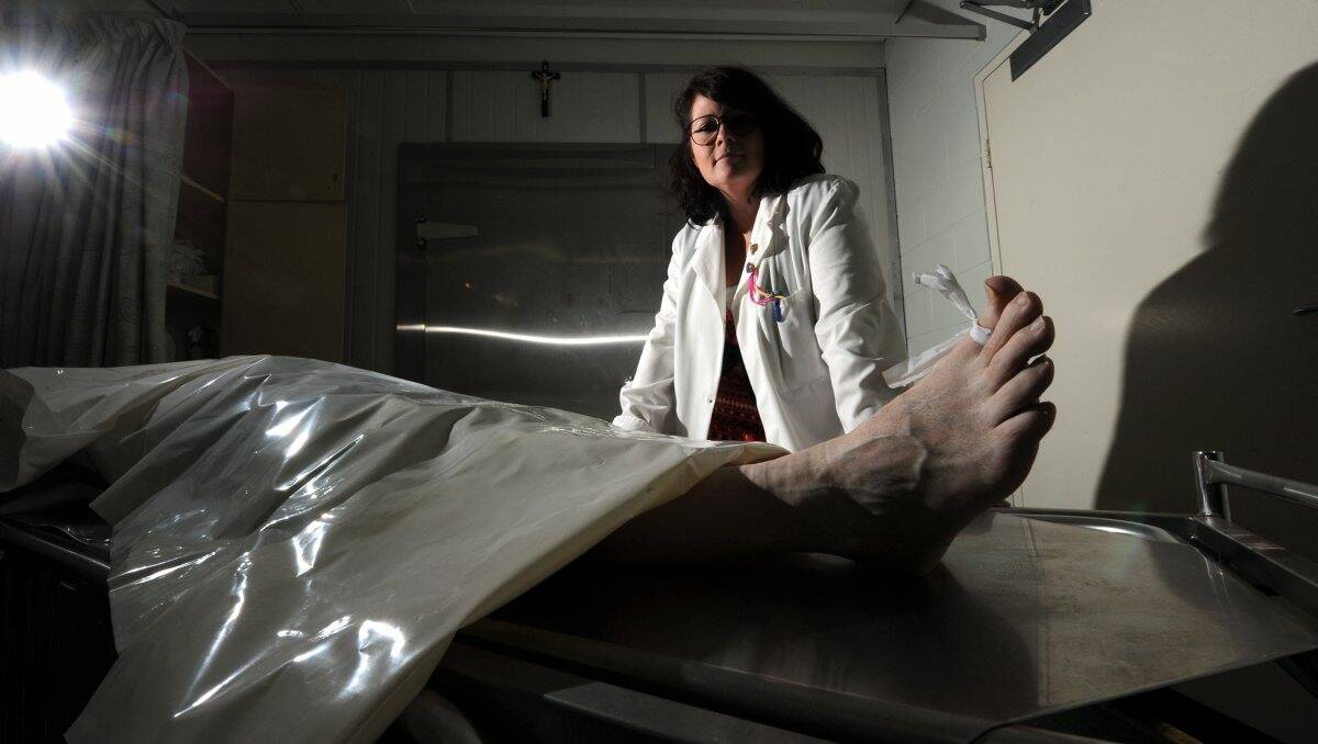 Trainee pathologist Clare Hampson is one of the medical advisors on Dr Blake. PICTURE: JEREMY BANNISTER