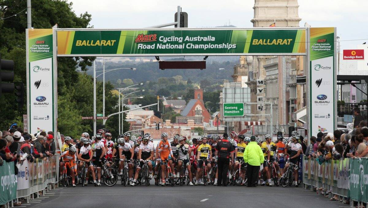 Ride on: Cycling Australia Road National Championships Sturt Street. PICTURE: ADAM TRAFFORD