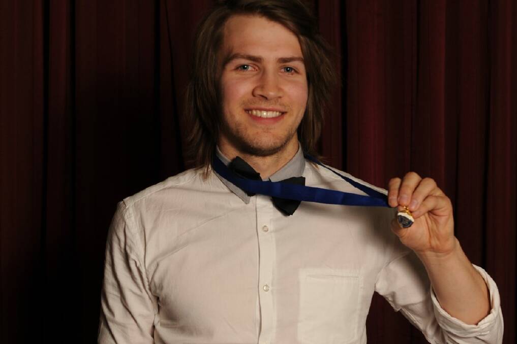 Sunbury's Andrew Gill won the reserves best and fairest award.