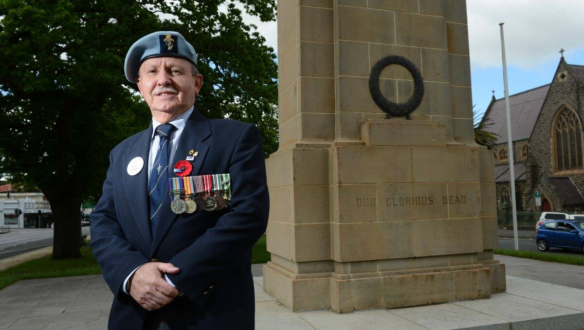 Buninyong Vietnam War Veteran Ron Fleming will be the guest speaker at the event on Sunday.