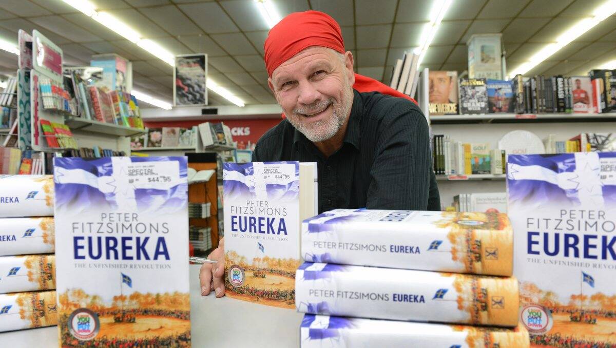 Prominent journalist and historian Peter FitzSimons is pushing for the Eureka Flag to become the national flag of Australia.
