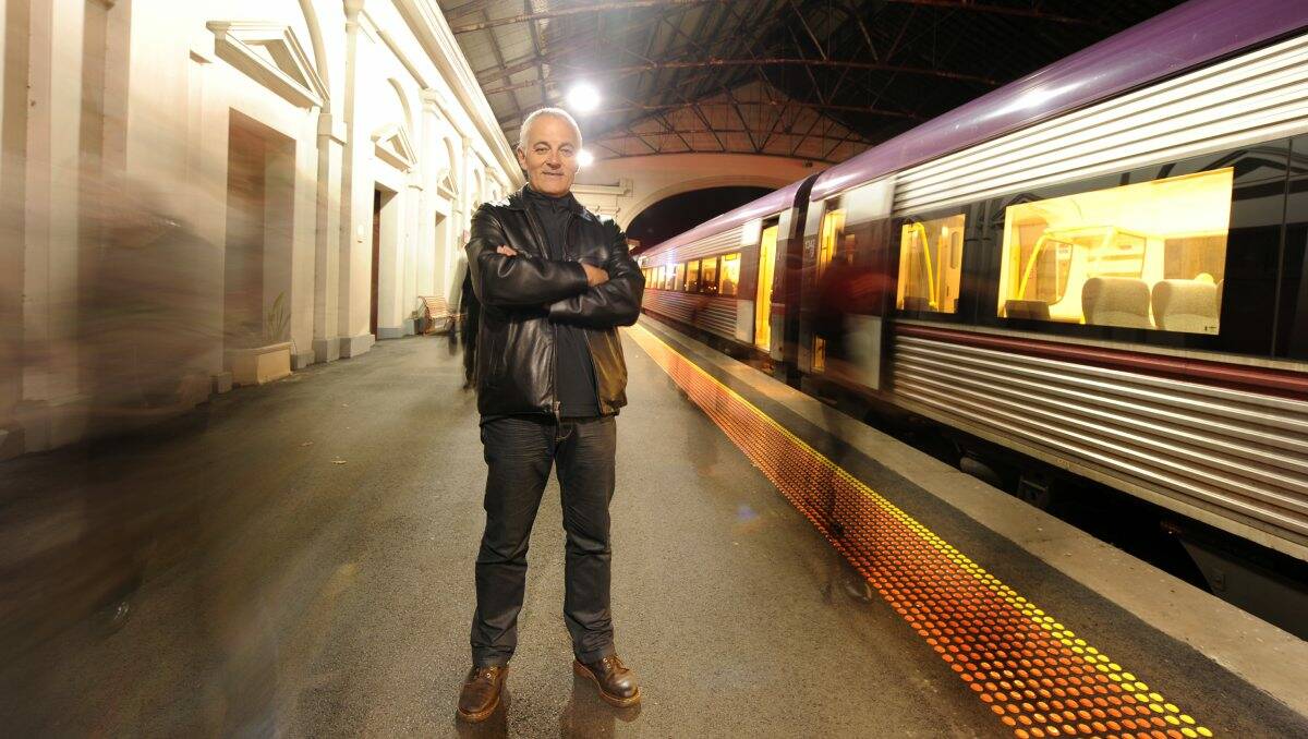  Committee for Ballarat chairman Tony Chew says there is a risk commuters will lose confidence in the Ballarat rail line unless a substantial upgrade is undertaken.  PICTURE: JUSTIN WHITELOCK 