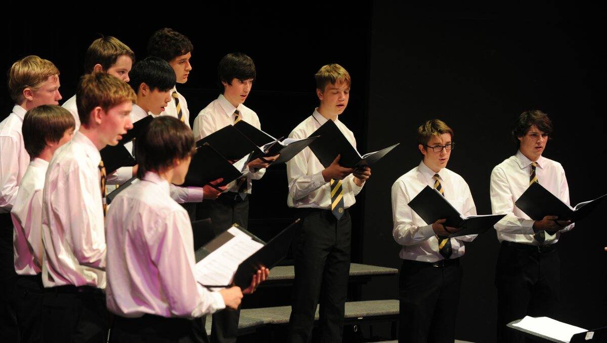The Australian Boys Choir concert proceeds will be going to the Carngham Bushfire Appeal. PICTURE: JUSTIN WHITELOCK 