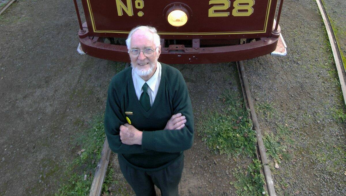 Austin Brehaut enjoyed being a conductor with the Ballarat Tramways Museum, of which he was a founding member.