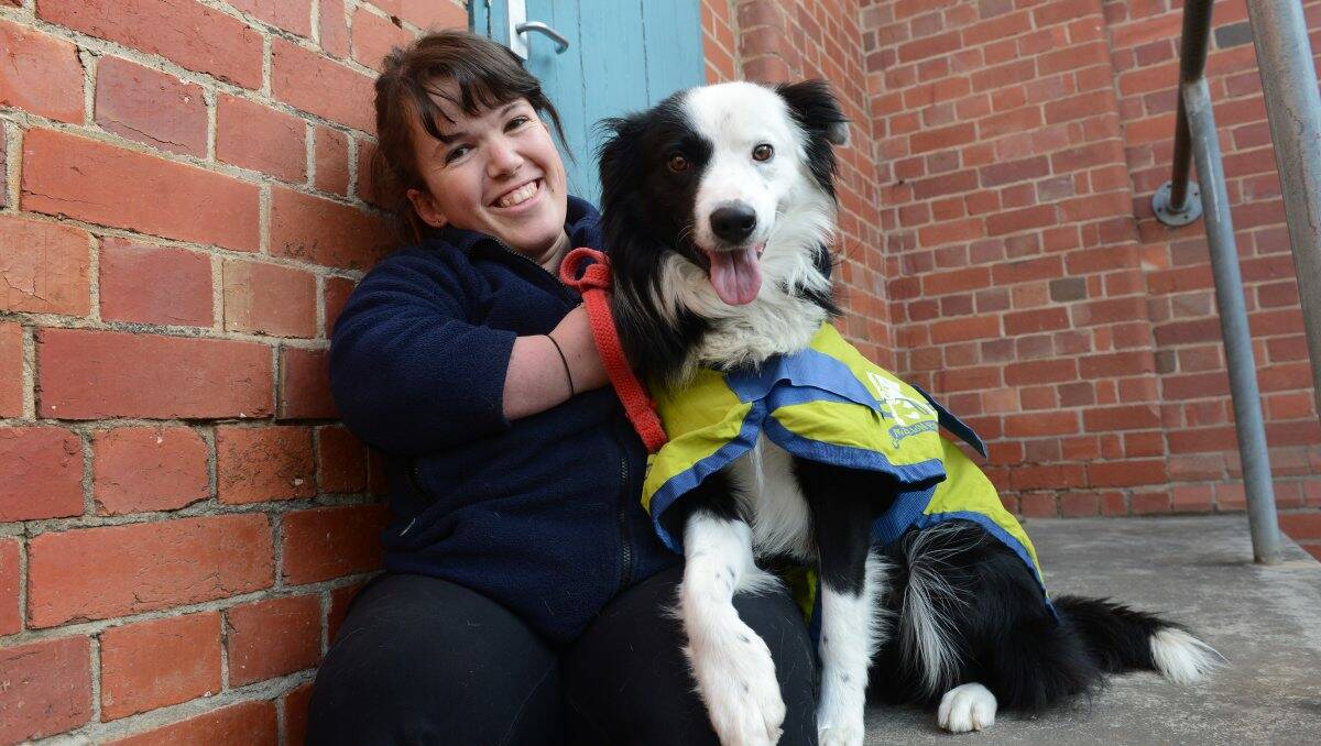 Jessica Clayton and Jack are all set for the Million Paws Walk at Victoria Park later this month.