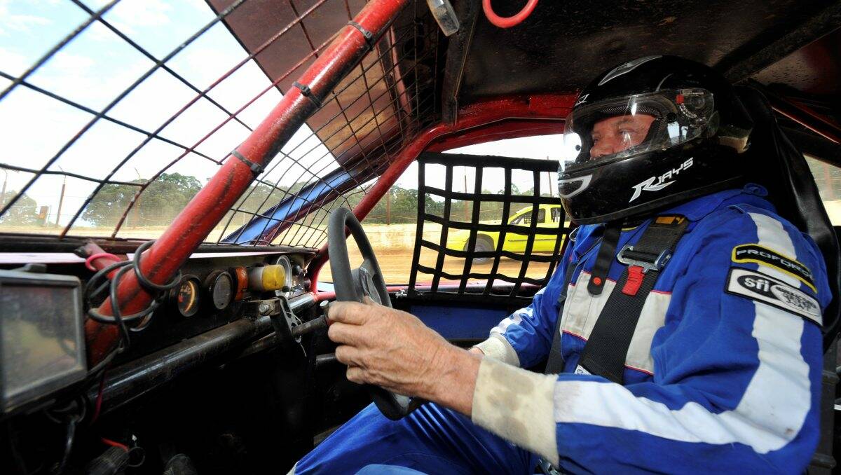 Veteran driver Des Birkin will be on the track at Redline Raceway on Saturday night.