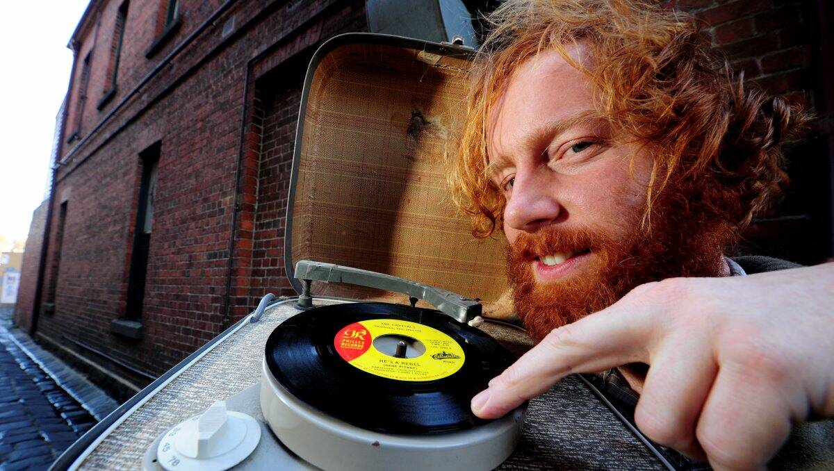 Crate Digger Record Fair organiser Andy Moore is all set for this weekend’s event in Police Lane.