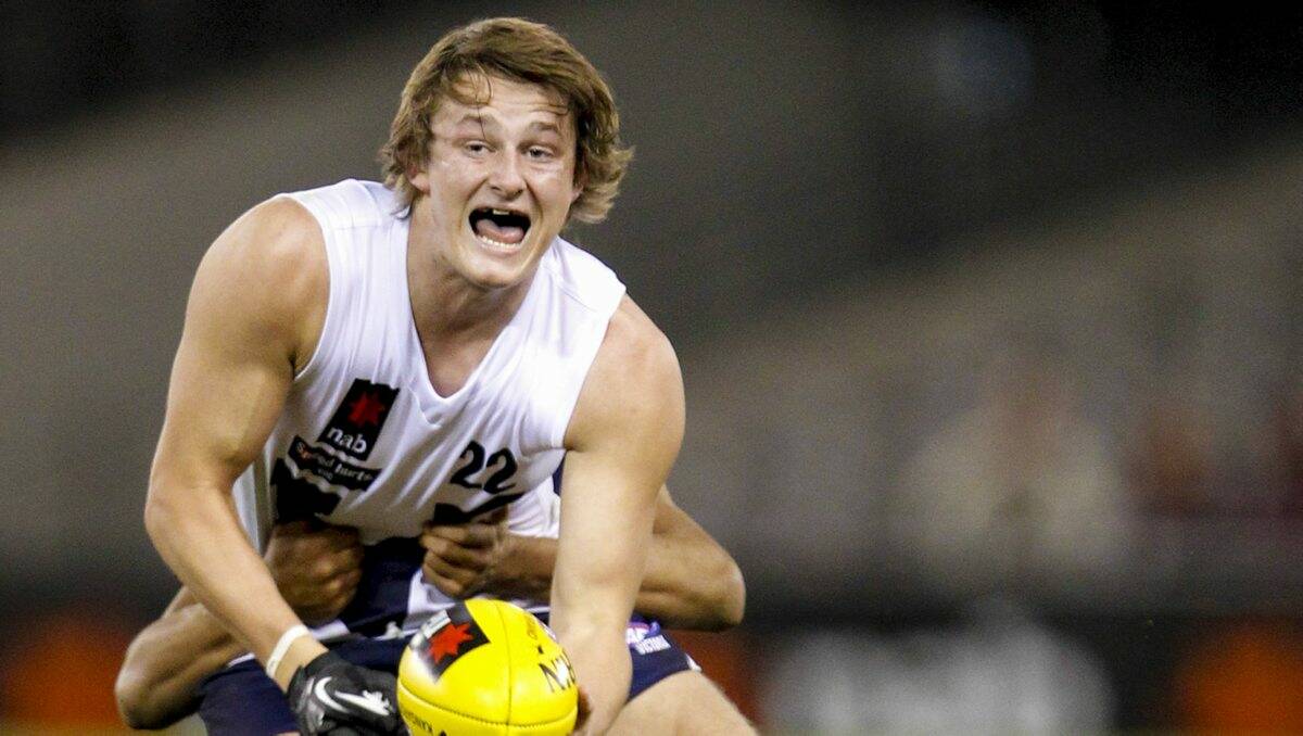 Matt Crouch was picked for the Adelaide Crows in the AFL national draft last night.