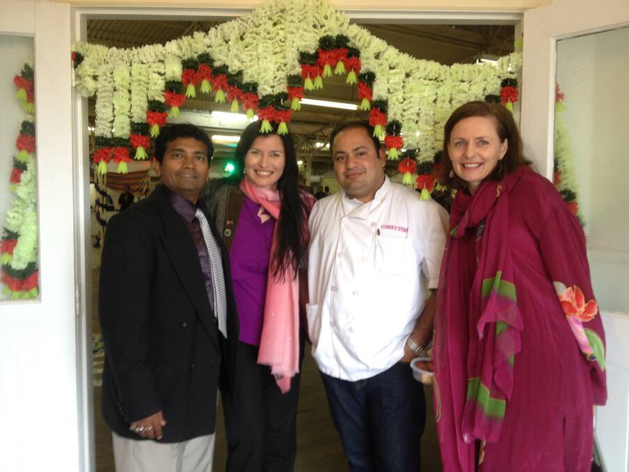 CULTURAL DIVERSITY: From left are chairman of Australian Association For Indian Culture and Education Ambitabh Singh, guest speaker Sonia Smith, Goldy Brar and Dr Helen Smith.