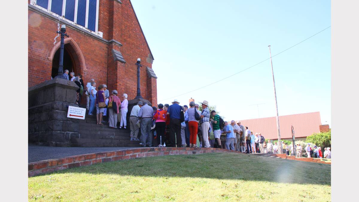 Some of the crowds at the Goldfields organ festival