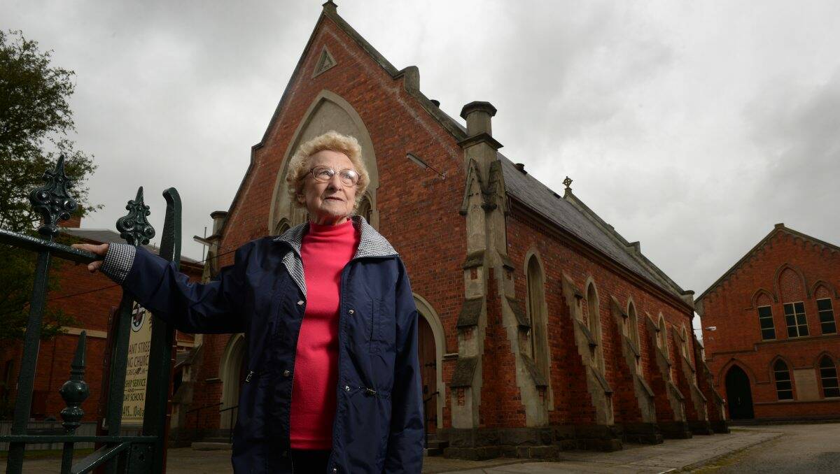 OPPOSED: Joan Chambers is one member of the Pleasant Street church who is against the sale of the building, which did not go to auction yesterday. PICTURE: ADAM TRAFFORD