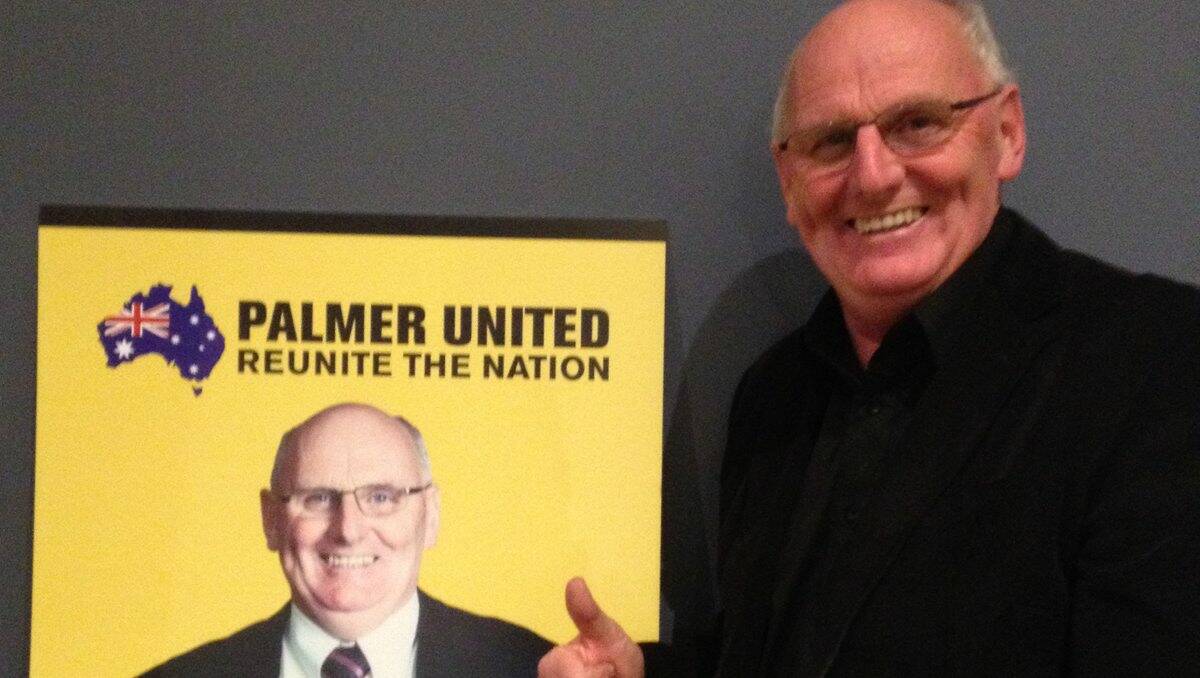 ALL SMILES: Palmer United Party candidate for Ballarat Gerard Murphy.