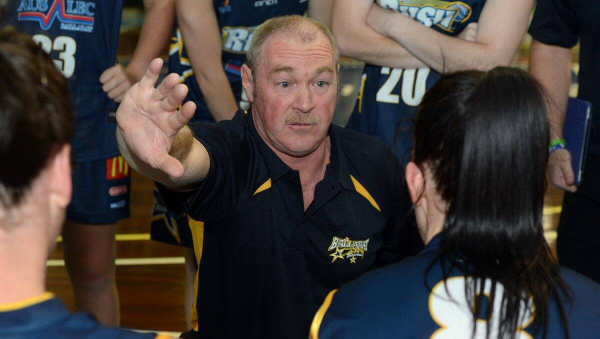 IN CHARGE: Rush coach Peter Cunningham has a strong roster with a mix of experience.