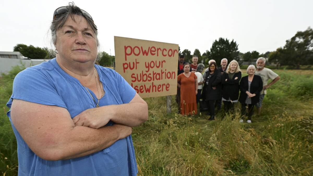 Residents like Jenny Paterson have opposed the substation being built in their neighourhood. Picture by Lachlan Bence 