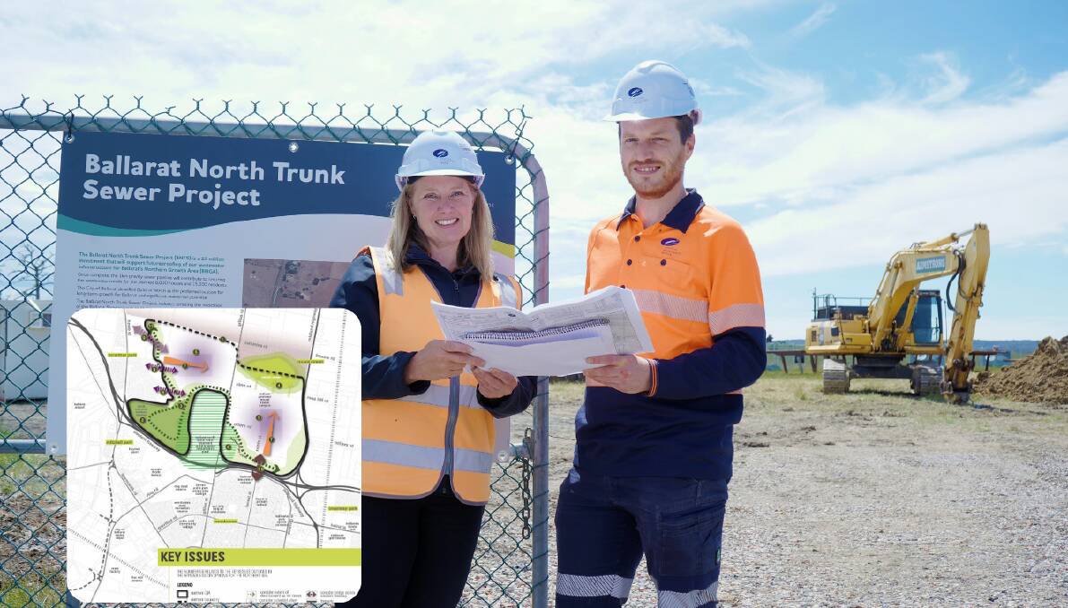 Central Highlands Water's Alison Pitcher and David Scott are excited for the new project. Picture supplied
