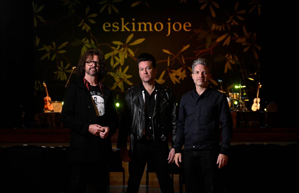 Get out your skinny jeans, paint your fingernails and get out some red wine - Eskimo Joe are in town. The Courier chatted with Stuart MacLeod, Kav Temperley and Joel Quartermain. Picture by Adam Trafford