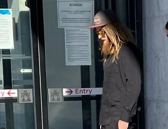 Benjamin Foy outside of the Ballarat Law Courts. File picture