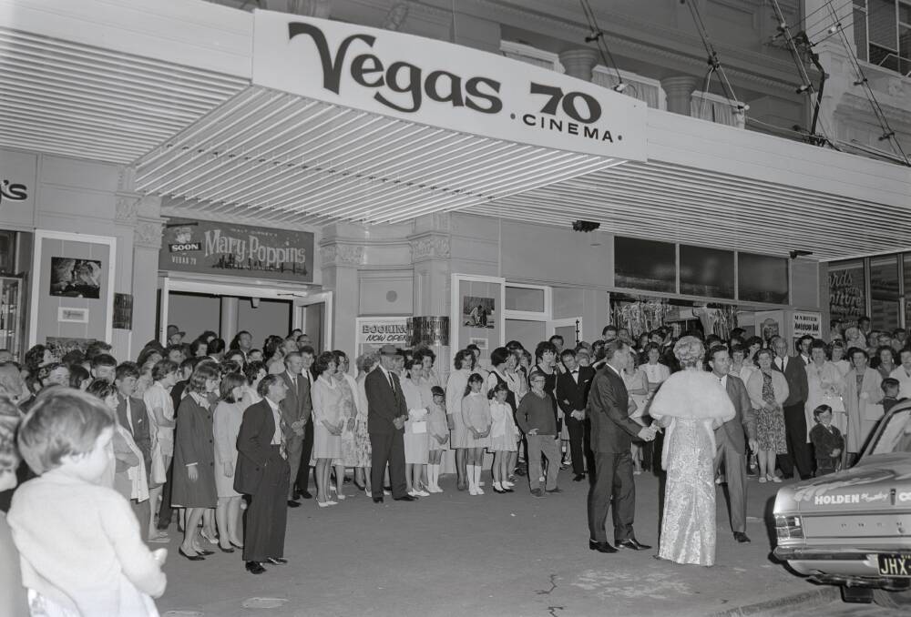 An archive photo of Vegas 70 during a screening of Mary Poppins. Picture by Ballaraat Mechanics' Institute