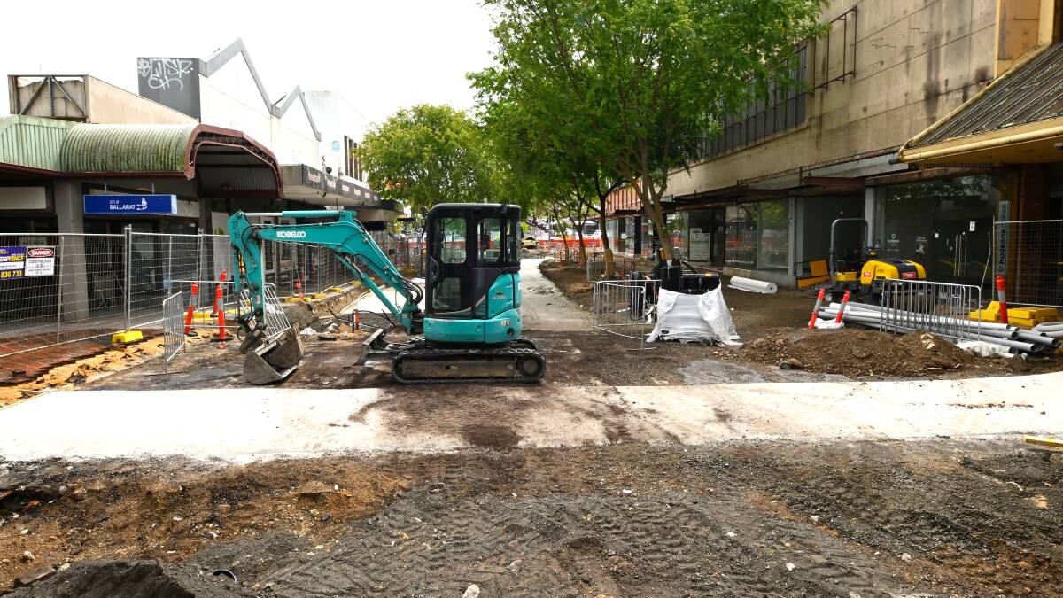 Landscaping works at Bridge Mall. Picture by Adam Trafford