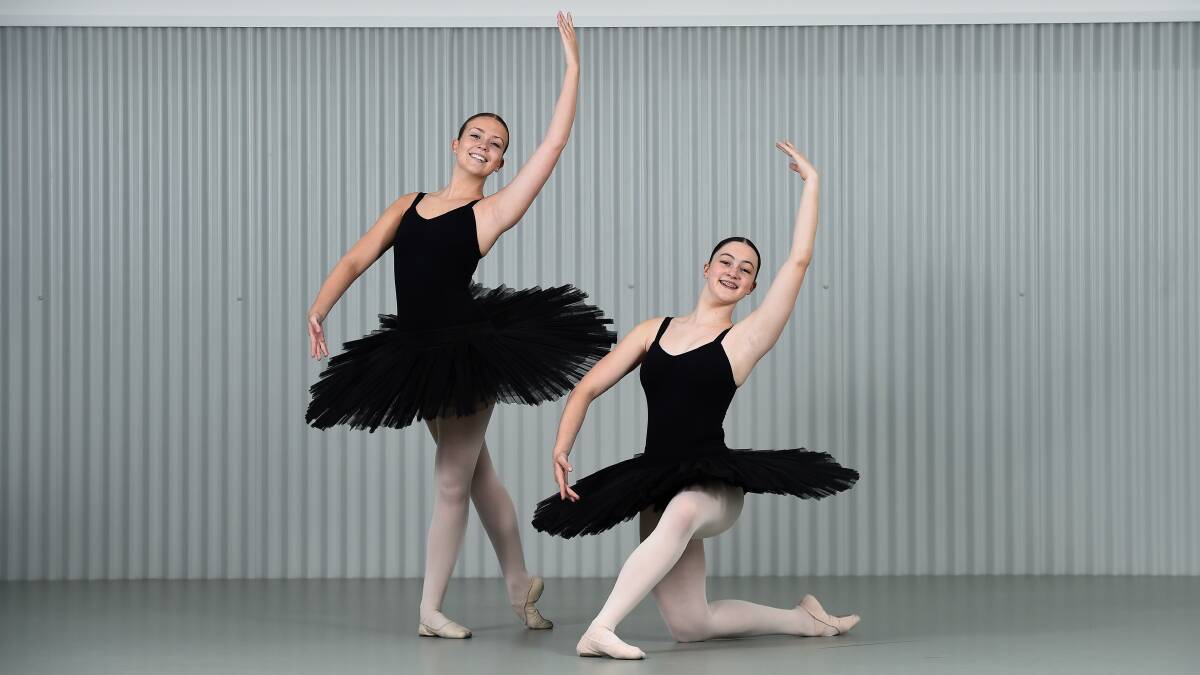Versatility Dance College students Ava Sheehan (left) and Milly Wakefield. Picture by Adam Trafford 