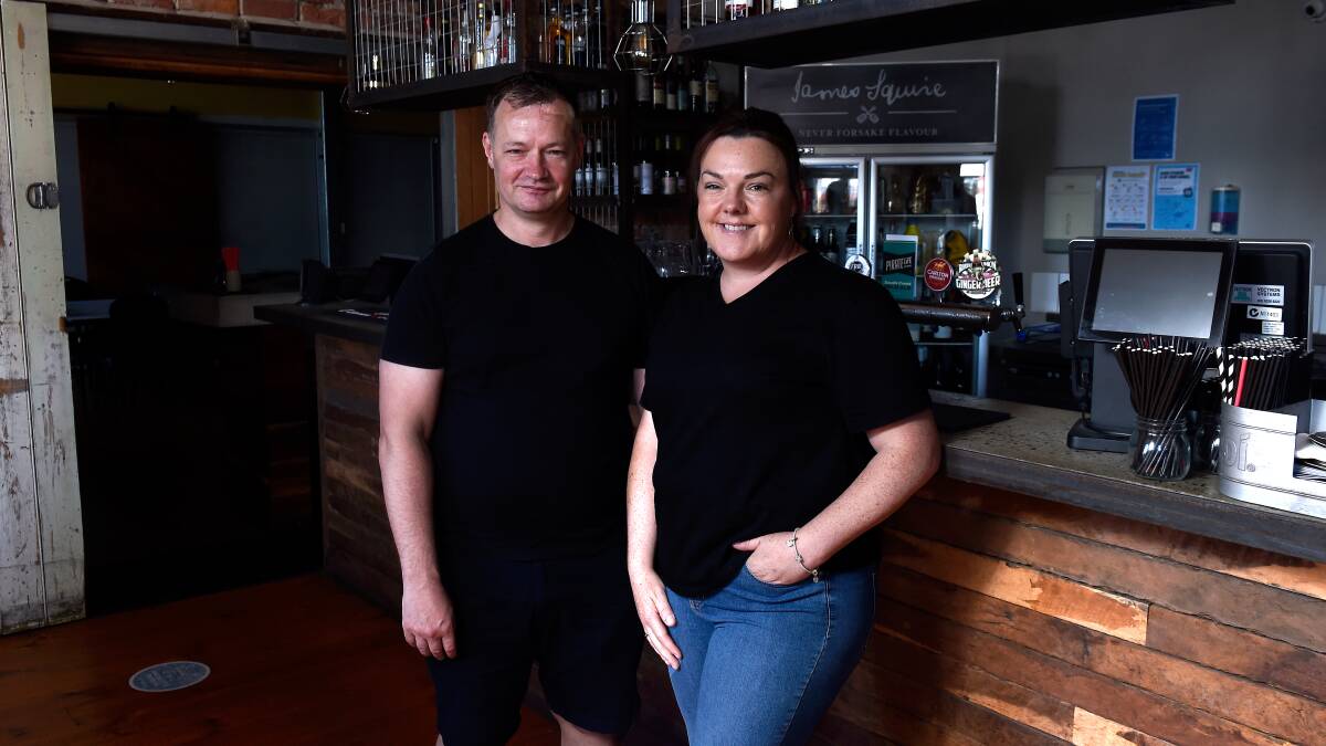 Alistair and Charmaine Jarvis are looking to revitalise the interior of Freight Bar. Picture by Adam Trafford