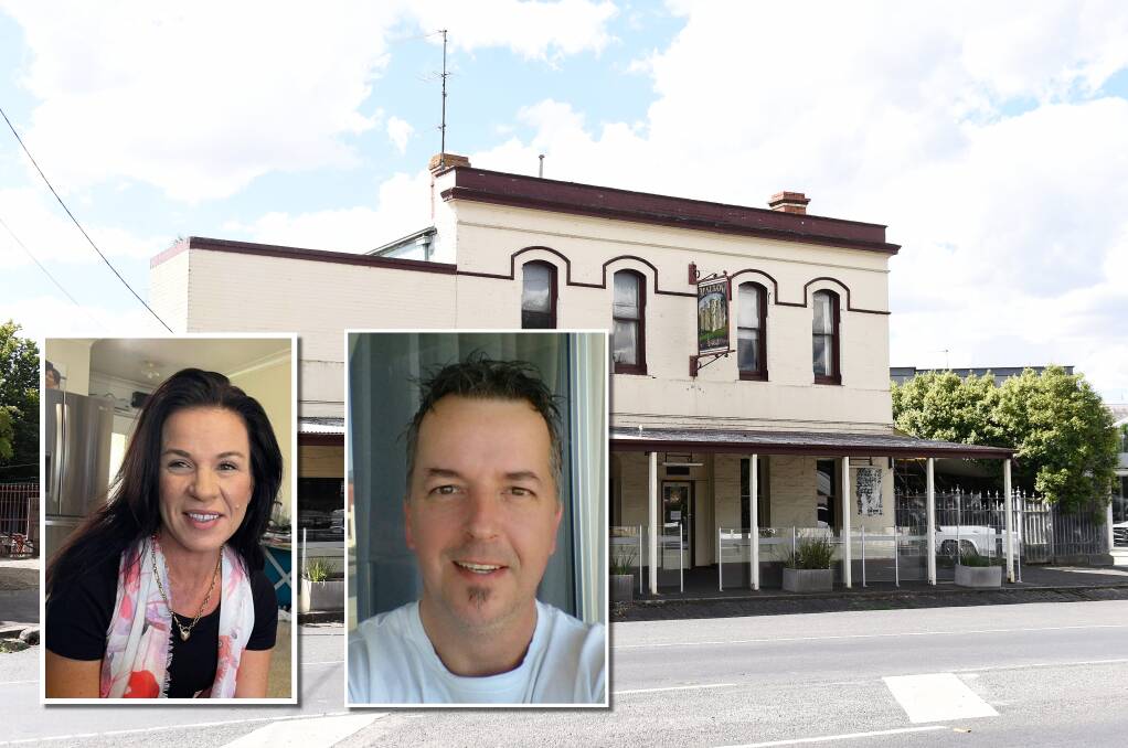 Nicole and Garth Healey, of the Mornington Peninsula, are the new owners of The Mallow Hotel. Picture by Adam Trafford 