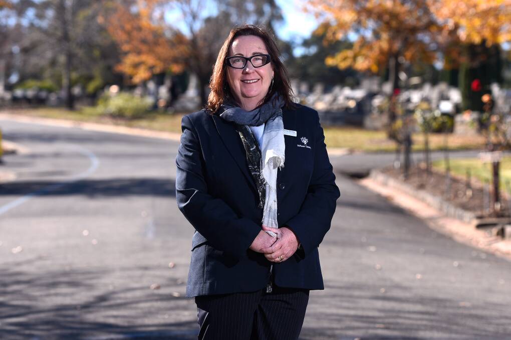 PLANNING AHEAD: Ballarat Cemeteries CEO Annie De Jong. Picture: Adam Trafford